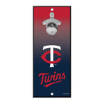 Minnesota Twins Bottle Opener Sign 5x11