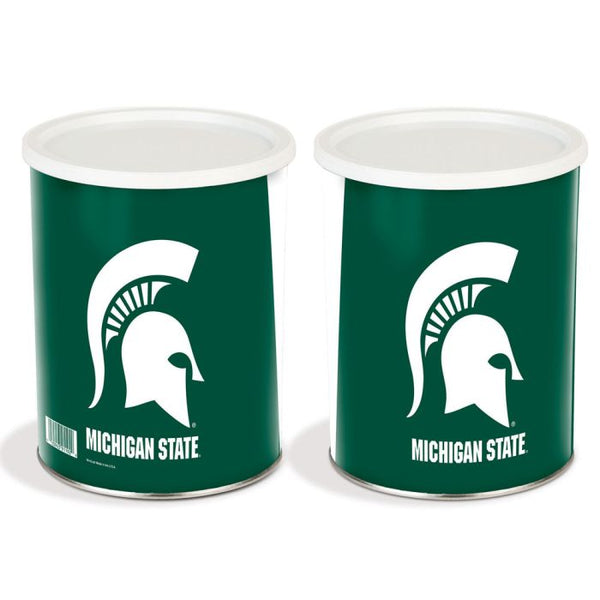 Wholesale-Michigan State Spartans Gift Tin 1 Gallon