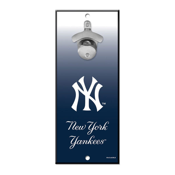 New York Yankees Bottle Opener Sign 5x11