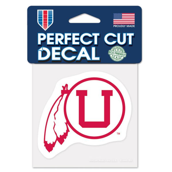 Wholesale-Utah Utes /College Vault vault Perfect Cut Color Decal 4" x 4"