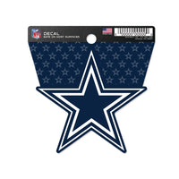 Dallas Cowboys Clean Cut Decal 3" x 4"