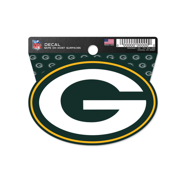 Green Bay Packers Clean Cut Decal 3" x 4"