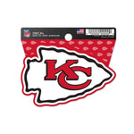 Kansas City Chiefs Clean Cut Decal 3" x 4"