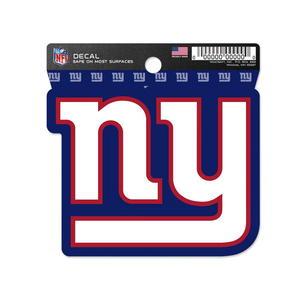 New York Giants Clean Cut Decal 3" x 4"