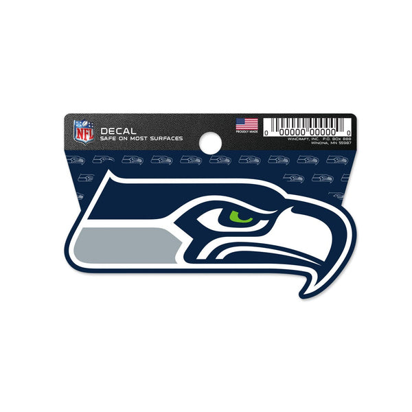 Seattle Seahawks Clean Cut Decal 3" x 4"