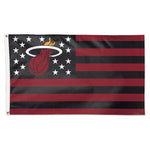 Miami Heat / Patriotic Flag - Deluxe 3' X 5'