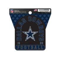 Dallas Cowboys Clean Cut Decal 3" x 4"