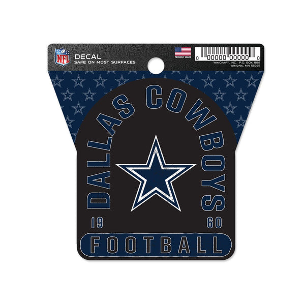Dallas Cowboys Clean Cut Decal 3" x 4"