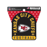 Kansas City Chiefs Clean Cut Decal 3" x 4"
