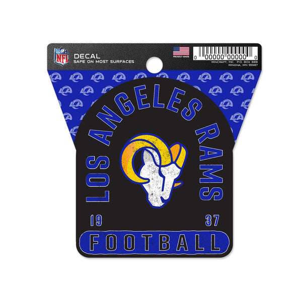 Los Angeles Rams Clean Cut Decal 3" x 4"