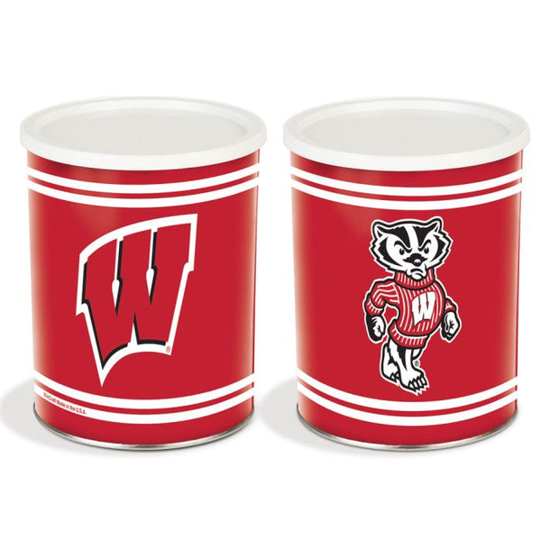 Wholesale-Wisconsin Badgers Gift Tin 1 Gallon