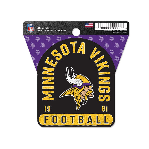 Minnesota Vikings Clean Cut Decal 3" x 4"