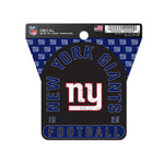 New York Giants Clean Cut Decal 3" x 4"