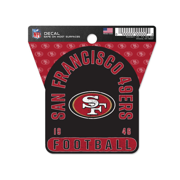San Francisco 49ers Clean Cut Decal 3" x 4"