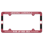 Arizona Cardinals Lic Plate Frame Full Color
