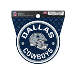 Dallas Cowboys Clean Cut Decal 3" x 4"