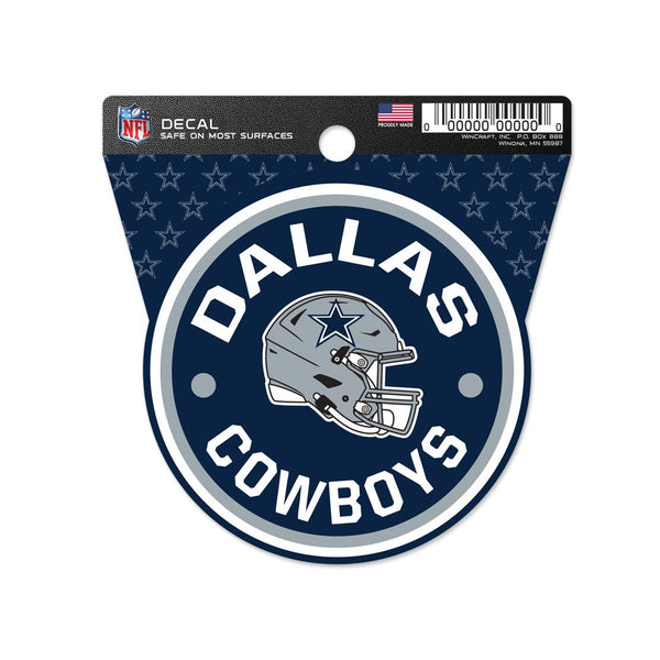 Dallas Cowboys Clean Cut Decal 3" x 4"