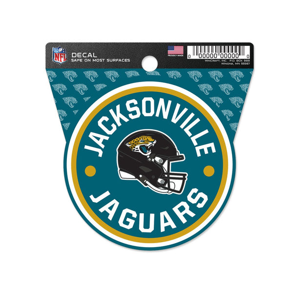 Jacksonville Jaguars Clean Cut Decal 3" x 4"
