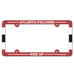 Atlanta Falcons Lic Plate Frame Full Color