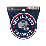 New England Patriots Clean Cut Decal 3" x 4"