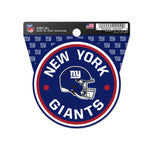 New York Giants Clean Cut Decal 3" x 4"