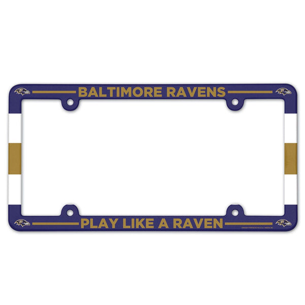 Baltimore Ravens Lic Plate Frame Full Color