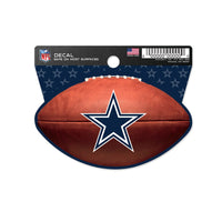 Dallas Cowboys Clean Cut Decal 3" x 4"