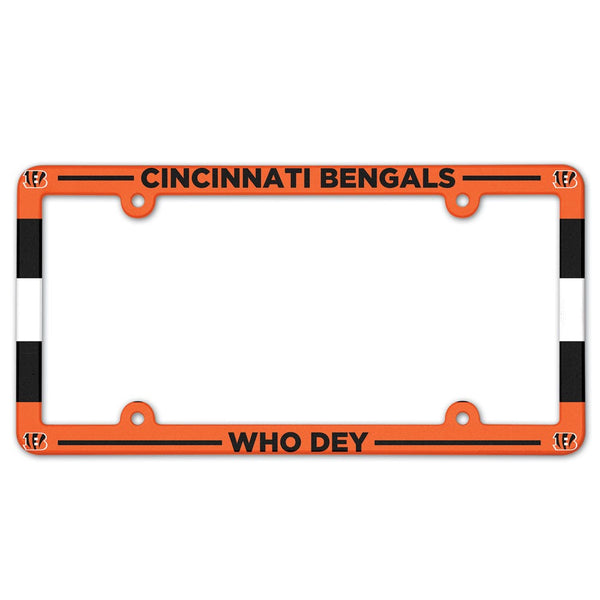 Cincinnati Bengals Lic Plate Frame Full Color