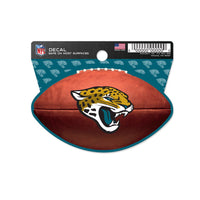 Jacksonville Jaguars Clean Cut Decal 3" x 4"