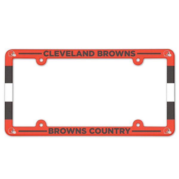 Cleveland Browns Lic Plate Frame Full Color