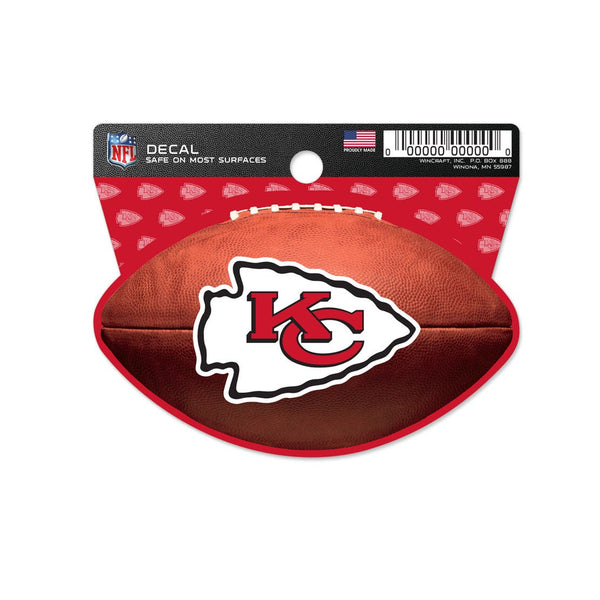 Kansas City Chiefs Clean Cut Decal 3" x 4"