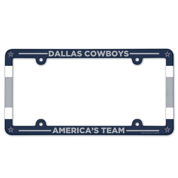 Dallas Cowboys Lic Plate Frame Full Color