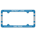 Detroit Lions Lic Plate Frame Full Color