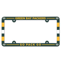 Green Bay Packers Lic Plate Frame Full Color