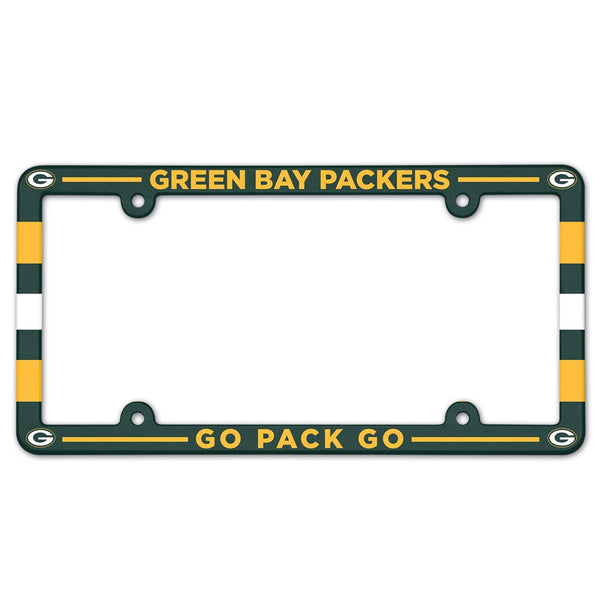 Green Bay Packers Lic Plate Frame Full Color