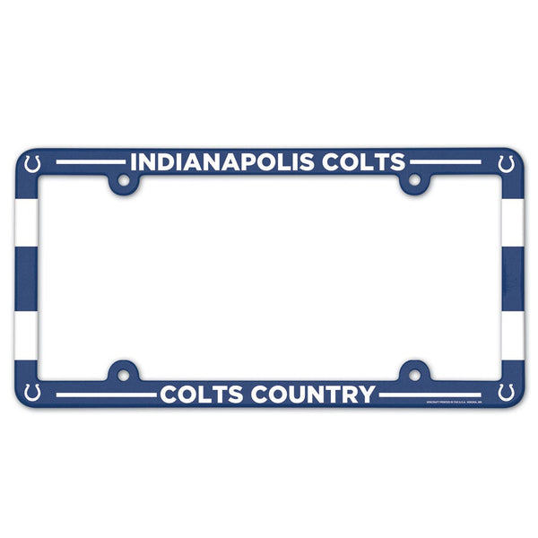 Indianapolis Colts Lic Plate Frame Full Color