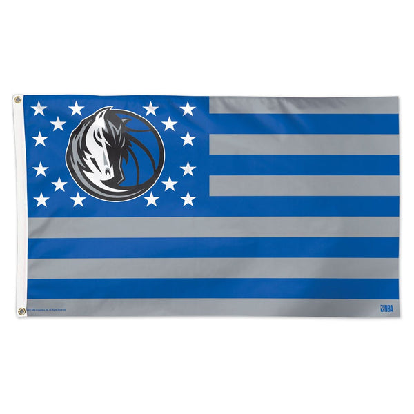 Dallas Mavericks / Patriotic Flag - Deluxe 3' X 5'