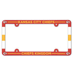 Kansas City Chiefs Lic Plate Frame Full Color