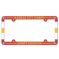 Kansas City Chiefs Lic Plate Frame Full Color