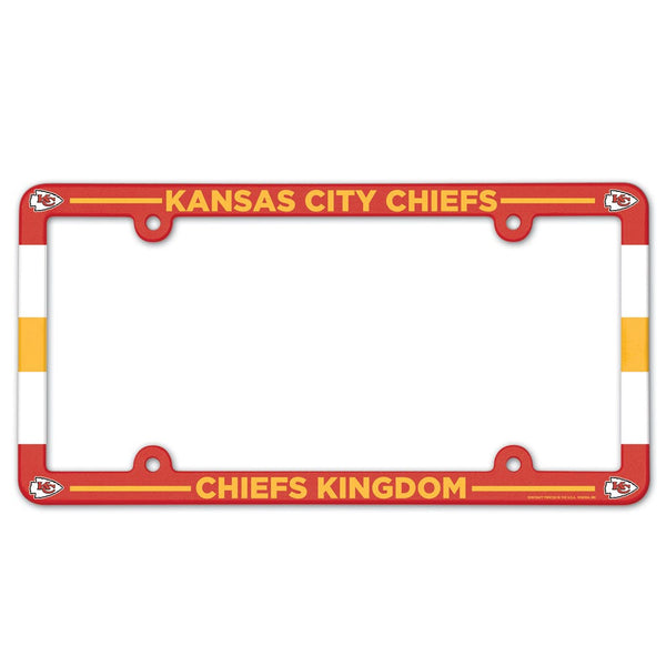 Kansas City Chiefs Lic Plate Frame Full Color