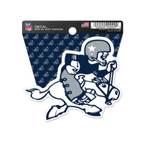 Dallas Cowboys Clean Cut Decal 3" x 4"