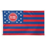 Detroit Pistons / Patriotic Flag - Deluxe 3' X 5'