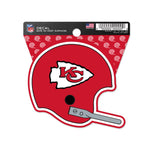 Kansas City Chiefs Clean Cut Decal 3" x 4"