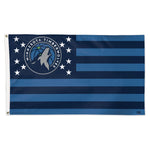 Minnesota Timberwolves / Patriotic Flag - Deluxe 3' X 5'