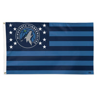 Minnesota Timberwolves / Patriotic Flag - Deluxe 3' X 5'
