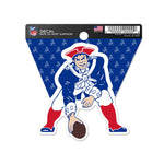 New England Patriots Clean Cut Decal 3" x 4"