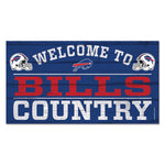 Buffalo Bills Wood Sign 13"x24" 1/4" thick