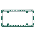 New York Jets Lic Plate Frame Full Color