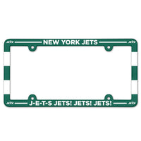 New York Jets Lic Plate Frame Full Color