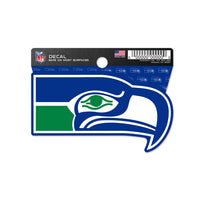 Seattle Seahawks Clean Cut Decal 3" x 4"